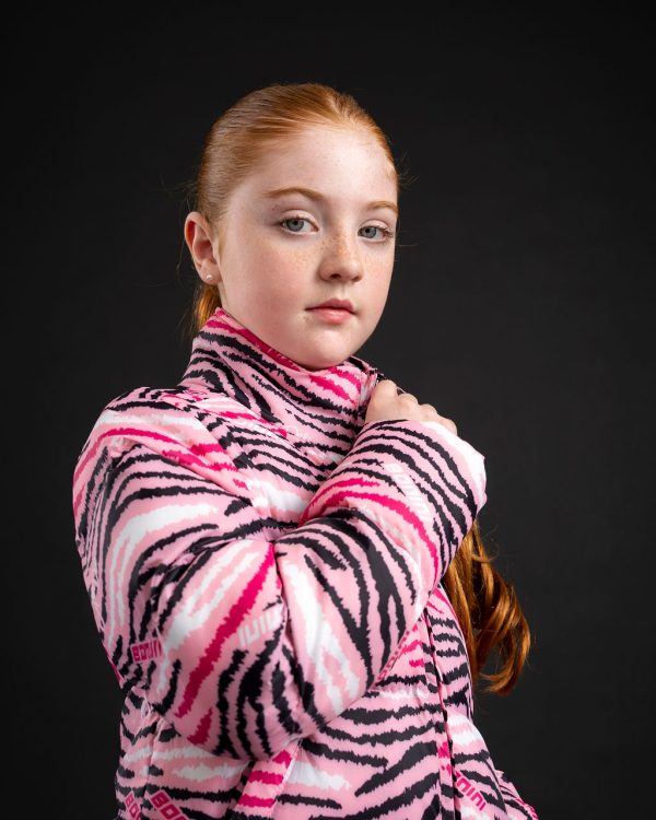 Bonini Dazzle Printed Jacket BNA302 Peony Pink