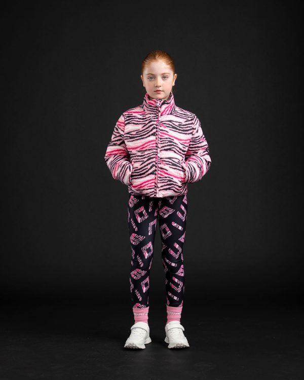Bonini Dazzle Printed Jacket BNA302 Peony Pink - Image 2