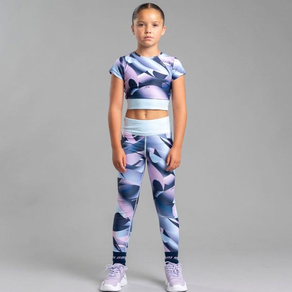 Bonini Sprint Printed Sport Legging and Energy Sports Top BNA409 BNA407