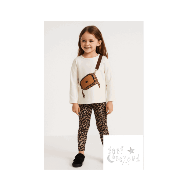 iDO Leopard Print Legging Set
