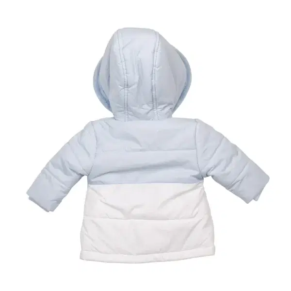 Mintini Boys Blue & White Padded Coat MB6509 - Image 2
