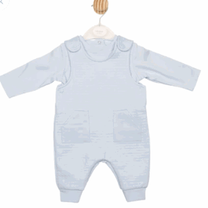 MINTINI BOYS DUNGAREE AND TOP SET MB6633