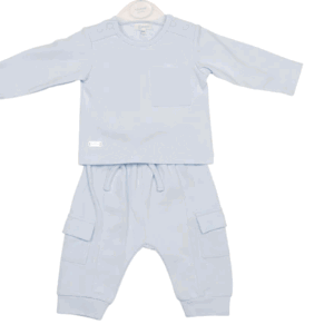 Mintini Boys Blue Joggers with Pockets & Top MB6600
