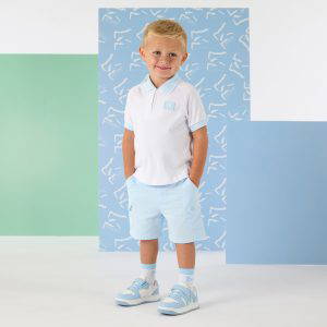 MITCH & SON OAKLAND Polo Set with Pocket Detail MS26112- Sky Blue