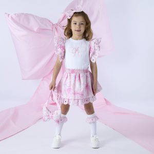 ADEE REMI Bow Print Mix Dress S261705