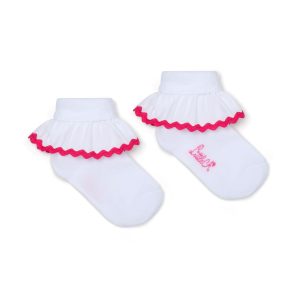 LITTLE A PAIGE Ric Rac Frill Socks- LS26211