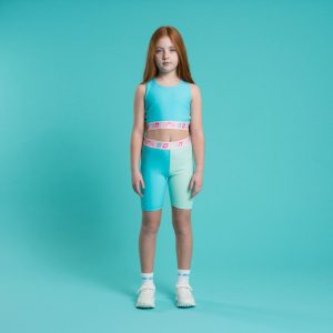 Bonini FLEX COLOURBLOCK CROP TOP AND CYCLING SHORT