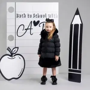 Adee Rhea Long Coat - Black