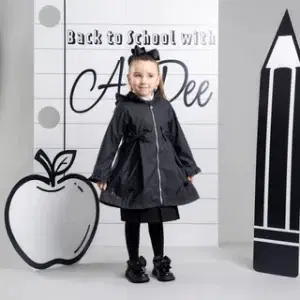 Adee Nova Raincoat- Black