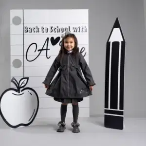 Adee Nova Raincoat- Dark Grey