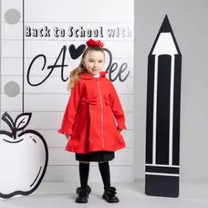 Adee Nova Raincoat- Red